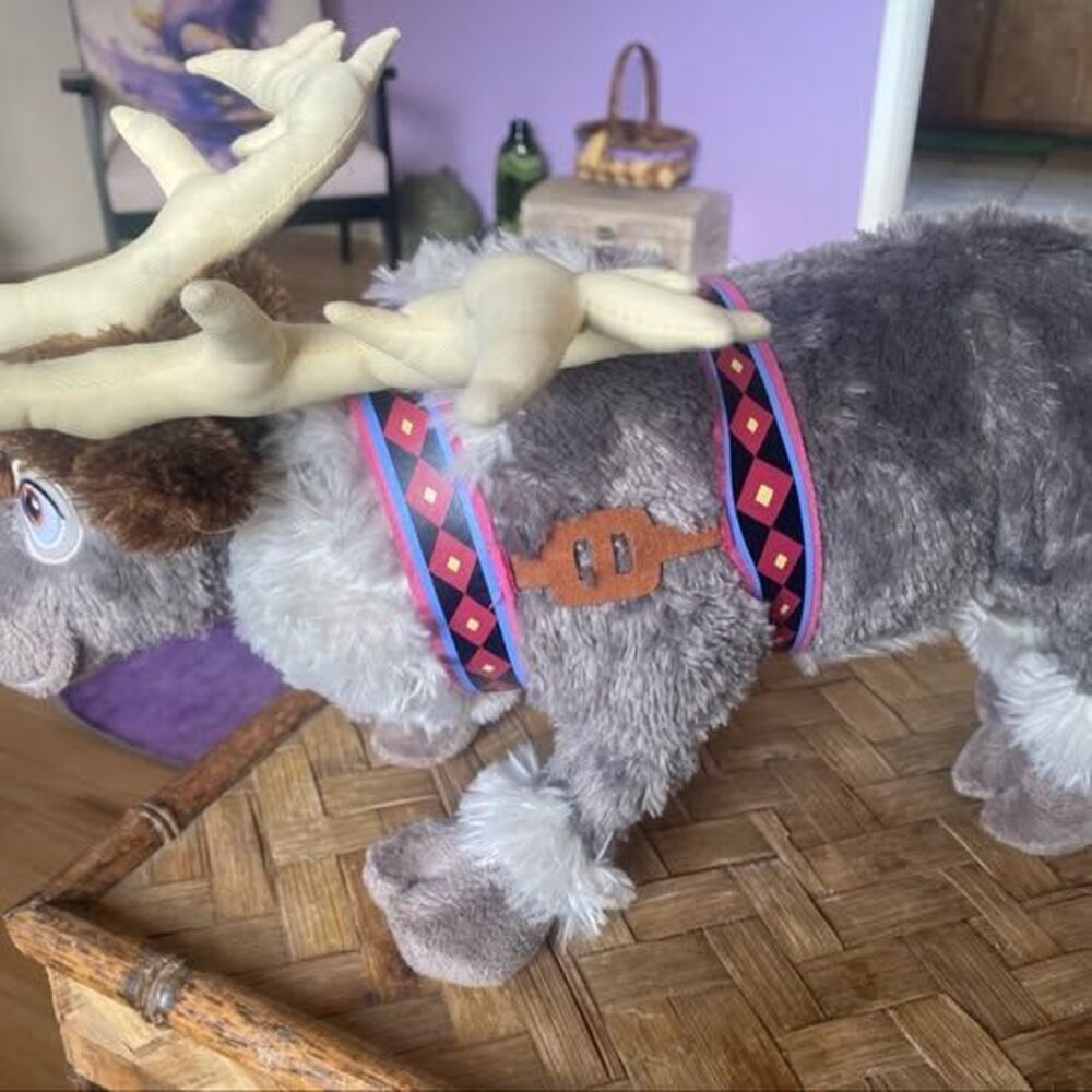 Disney Sven Frozen Reindeer Plush — 17" Poseable, Disney Store